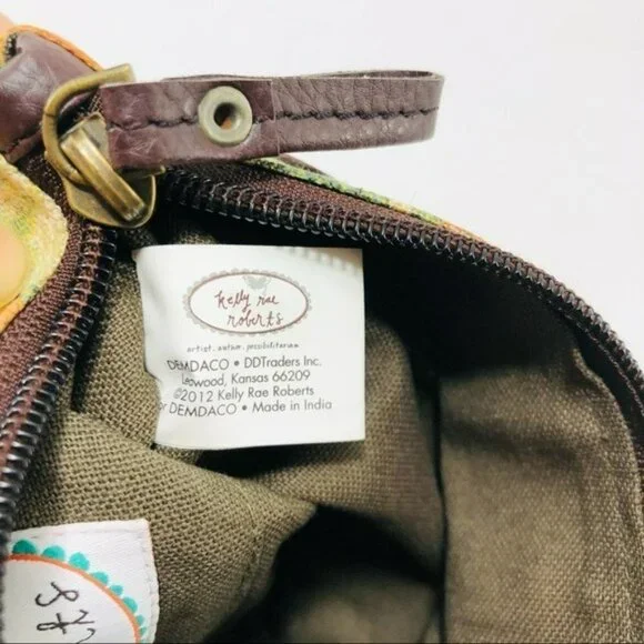 Demdaco Kelly Rae Roberts Clutch Wristlet Shine Brightly Small Zipper Handle Art - Picture 7 of 12